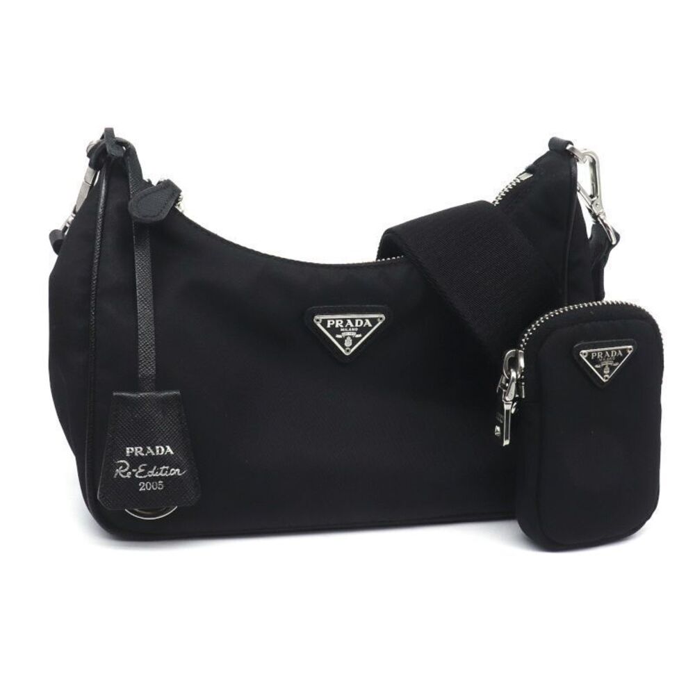 Prada Re Edition Re Bag Polyamide Shoulder Bag Black